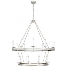 Visual Comfort & Co. Signature Collection RL CHC 1608PN - Launceton Grande Two Tiered Chandelier