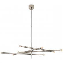 Visual Comfort & Co. Signature Collection RL KW 5589PN-ECG - Rousseau Grande Eight Light Articulating Chandelier