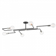 Mitzi by Hudson Valley Lighting H488606L-PN/TBK - Jena Semi Flush