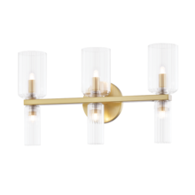 Mitzi by Hudson Valley Lighting H384303-AGB - Tabitha Bath and Vanity