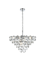 Elegant 1050D24C - Pendant D24&#34;H14&#34;L11 Chrome