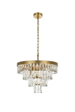 Elegant 1060D20SG - Pendant D20&#34;H14&#34;L10 Satin Gold