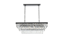 Elegant 1060G36BK - Pendant L36&#34;W16&#34;11.5&#34;L12 Black