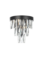 Elegant 1060W10BK - Wall Sconce W10&#34;S6.3&#34;H10.5&#34;L2 Black