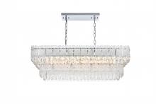 Elegant 1780G37C - Emilia 37 inch Chandelier in Chrome