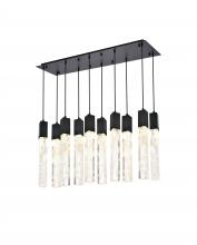 Elegant 2088D42BK - Aurora 42 inch Pendant in Black