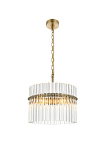Elegant LD925D16SG - Pendant D16&#34; x H16&#34; L3 Satin Gold