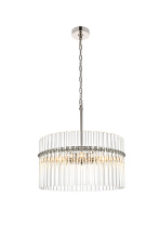 Elegant LD925D20PN - Pendant D20&#34; x H20&#34; L4 Polished nickel