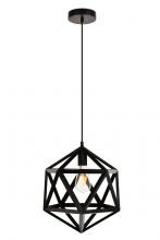 Elegant LDPD2110 - Redmond Collection Pendant D13.0&#39;&#39; H14.6 Lt:1 Black Finish