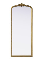 Elegant MR7F2460AB - Wall mirror 24&#34;x1.4&#34;x60&#34; Antique Brass