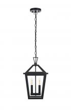 Elegant OD334H17BK - Outdoor Hanging L10&#34; W10&#34; H17&#34; L2 Black