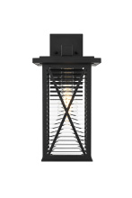 Elegant OD607W15BK - Wall Sconce W7.5&#34;xD8.6&#34;xH15.3&#34; Lt1/E26/60W Black