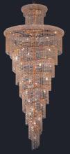 Elegant V1800SR36G/RC - Spiral 32 Light Gold Chandelier Clear Royal Cut Crystal