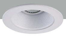 Elegant R4-493MW - 4&#34; Matte White Trim Matte White baffle 50W MR16