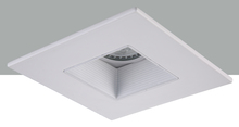 Elegant R4-DS90MW - 4&#34; Matte White Square baffle Trim MR16