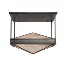 Alora Lighting SF332919UBCR - Cairo 19-in Ribbed Glass/Urban Bronze 4 Lights Semi Flush Mount