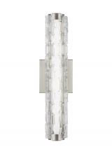 Visual Comfort & Co. Studio Collection WB1876SN-L1 - Cutler 18&#34; Staggered Glass LED Sconce