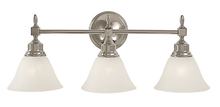 Framburg 2433 PB/CM - 3-Light Polished Brass Taylor Sconce