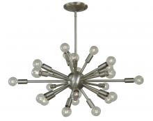 Framburg 4397 BN - 24-Light Simone Dining Chandelier