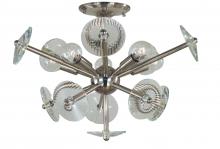 Framburg 4812 PN - 5-Light Apogee Flush Mount/Semi Flush Mount