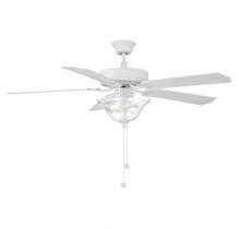 Savoy House Meridian M2019WHRV - 52&#34; 2-Light Ceiling Fan in Bisque White