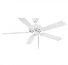 Savoy House Meridian M2020WH - 52&#34; Outdoor Ceiling Fan in White