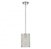 Savoy House Meridian M70017CH - 1-Light Mini Pendant in Chrome