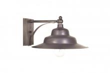 Northeast Lantern 11011-DB-MED - Tiered Barn Wall 11.75&#34; Shade Dark Brass Medium Base Socket