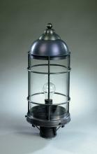 Northeast Lantern 3533-DB-MED-FST - Nautical Post Dark Brass Medium Base Socket Seedy Marine Glass