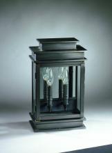 Northeast Lantern 8811-DAB-LT2-SMG-AM - Wall Dark Antique Brass 2 Candelabra Sockets Seedy Marine Glass Antique Mirror