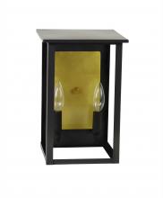 Northeast Lantern 8991R-VG-LT2-CLR-BR85 - Large Ashford With Rectangle Reflector Wall Mount Light