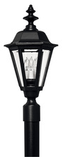 Hinkley 1441BK - Manor House Large Post Top or Pier Mount Lantern