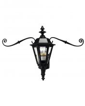 Hinkley 1445BK - Manor House Large Wall Mount Lantern with Scroll