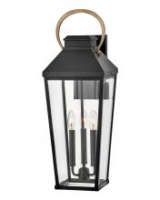 Hinkley 17505BK - Dawson Large Wall Mount Lantern