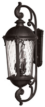 Hinkley 1929BK - Windsor Double Extra Large Wall Mount Lantern