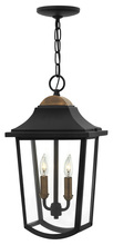 Hinkley 1972BK - Burton Medium Hanging Lantern