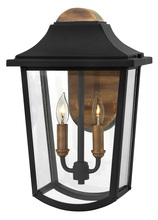 Hinkley 1974BK - Burton Medium Wall Mount Lantern