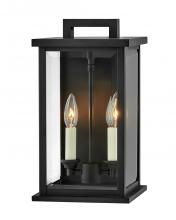 Hinkley 20010BK - Weymouth Medium Wall Mount Lantern