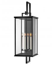 Hinkley 20019BK - Weymouth Extra Large Wall Mount Lantern