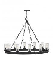 Hinkley 29207BK - Sawyer Large Single Tier Chandelier