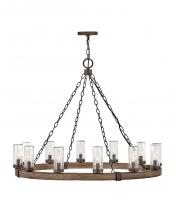 Hinkley 29207SQ-LL - Sawyer Large Single Tier Chandelier