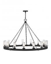 Hinkley 29209BK - Sawyer Large Single Tier Chandelier