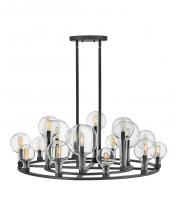 Hinkley 30529BK - Alchemy Large Single Tier Chandelier