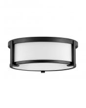 Hinkley 3241BK - Lowell Small Flush Mount