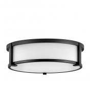 Hinkley 3243BK - Lowell Medium Flush Mount