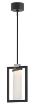 Hinkley 32507BLK - Folio Small Adjustable Pendant