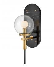 Hinkley 34590BK - Gilda Medium Single Light Sconce