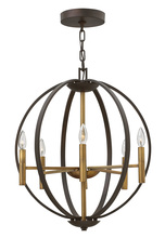 Hinkley 3466SB - Euclid Small Orb Chandelier