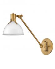 Hinkley 3480PT - Argo Medium Swing Arm Single Light Sconce