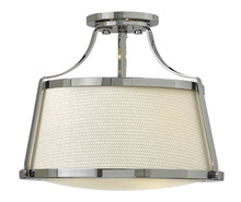 Hinkley 3521CM - Charlotte Small Semi-Flush Mount